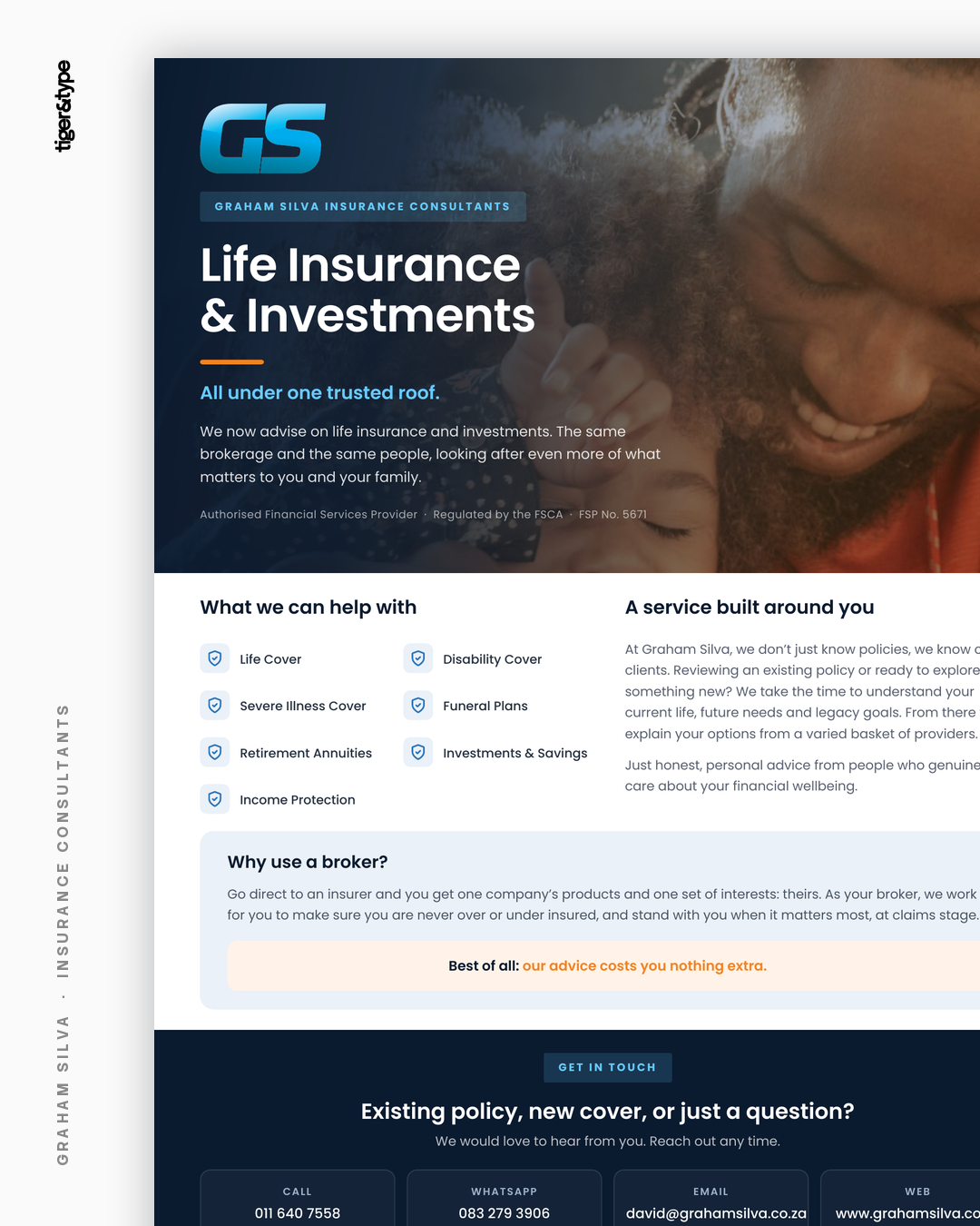 Graham Silva new service digital mailer design
